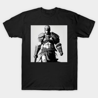 pen and ink gladiator T-Shirt